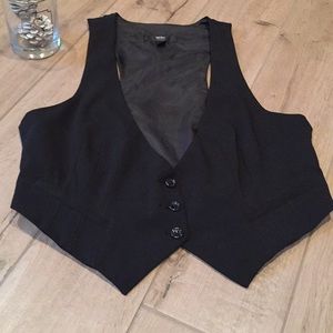 Black Stretch Mossimo Vest